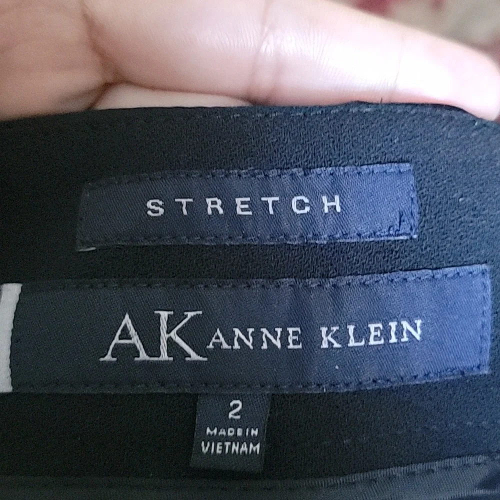 Anne Klein Black Stretch Trousers - Picture 5 of 7